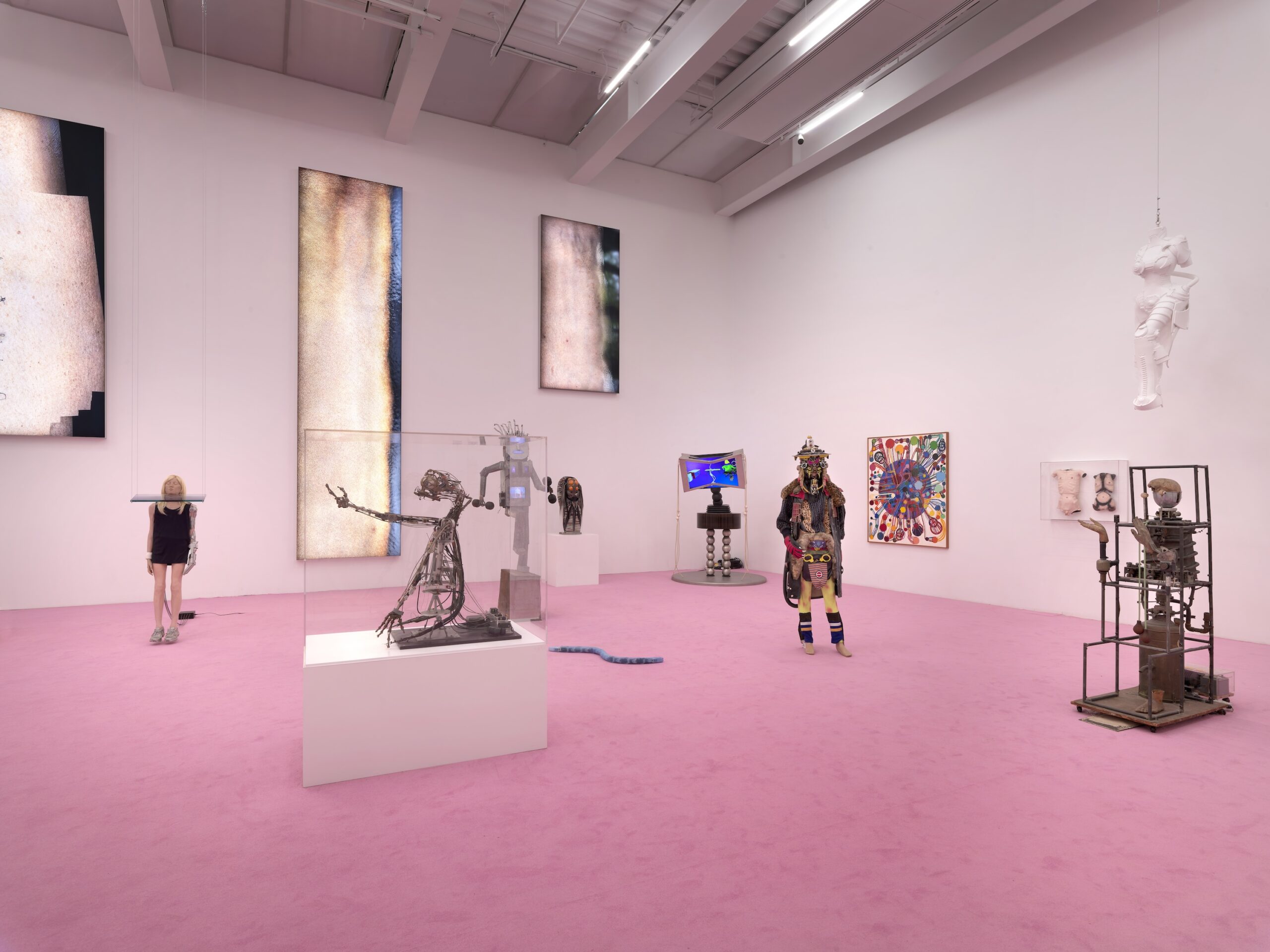 Installation views of <em>New Humans: Memories of the Future</em>, 2026, New Museum, New York. Photographs by Dario Lasagni<br>
Courtesy the New Museum”>
		</div>
		<div class=