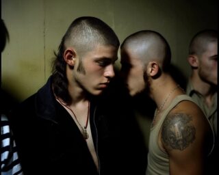 AI-generated image by Simon Foxton exploring a “made-up” Australian subculture centered around the mullet hairstyle, 2025