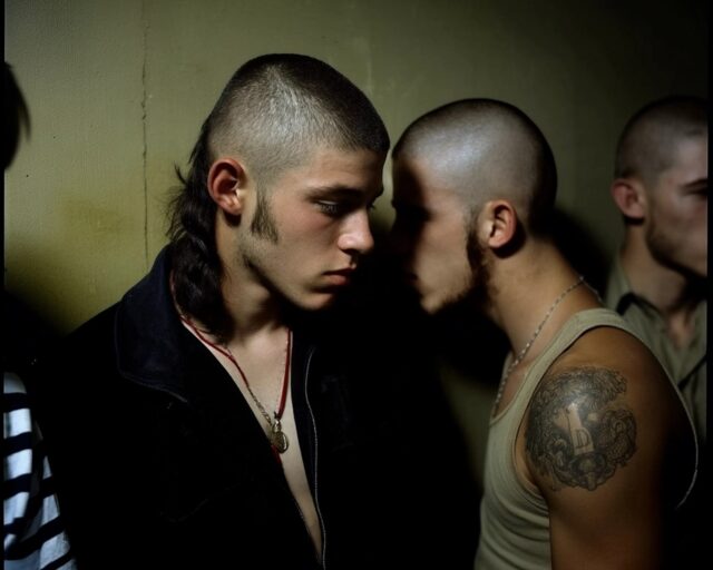 AI-generated image by Simon Foxton exploring a “made-up” Australian subculture centered around the mullet hairstyle, 2025