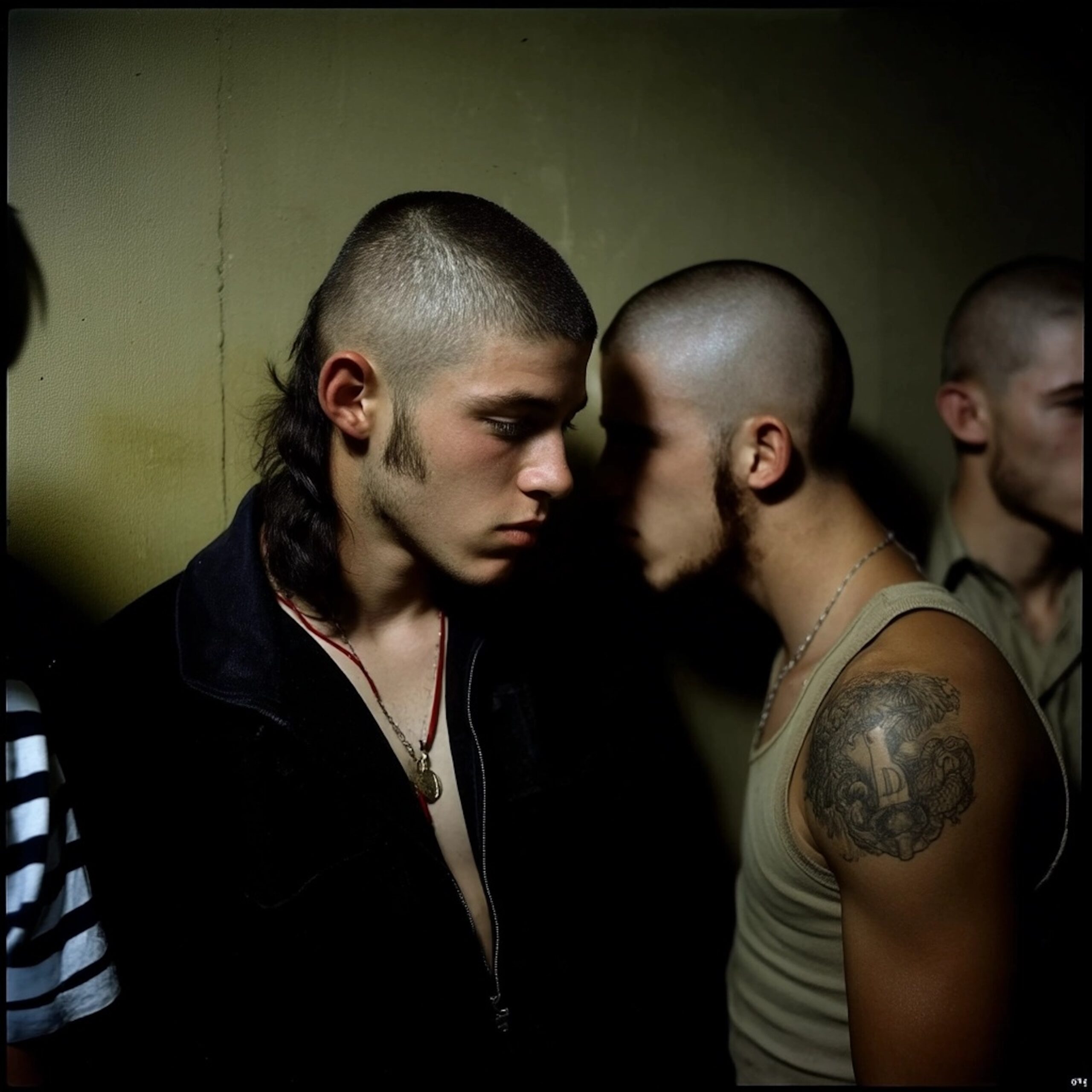 AI-generated image by Simon Foxton exploring a “made-up” Australian subculture centered around the mullet hairstyle, 2025